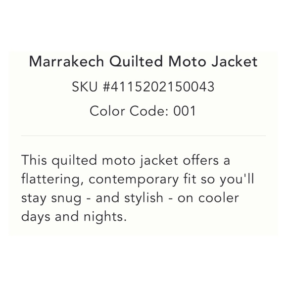 NWOT Anthropologie Marrakech Quilted Moto Jacket in Washed Black  Size Small - Picture 12 of 13